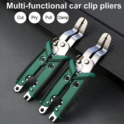 Multi-functional Car Fastener Removal Pliers V Shape High-efficiency Automotive Plier Panel Clip Heavy Duty