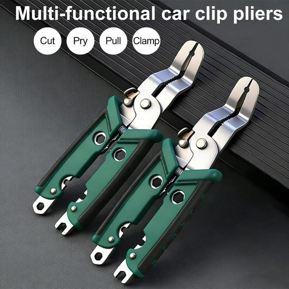 Multi-functional Car Fastener Removal Pliers V Shape High-efficiency Automotive Plier Panel Clip Heavy Duty