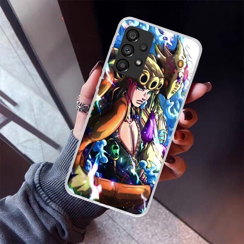 JoJo Adventure Giorno Giovanna Phone Case For Samsung Galaxy A17 A57 A37 A16 A26 A36 A56 A15 A25 A35 A55 A14 A13 A54 A53 A34 A24
