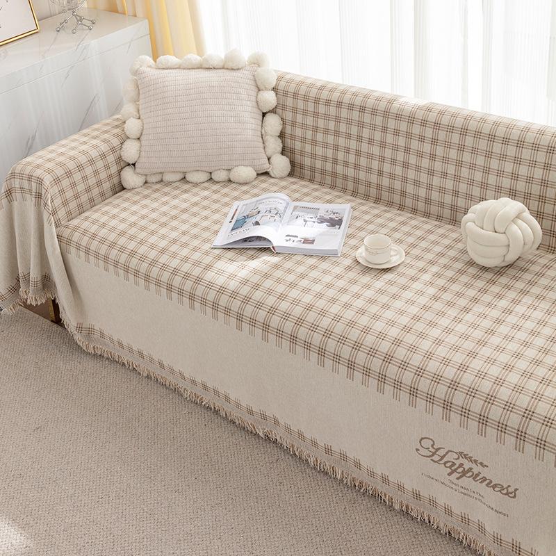 

Простая подушка для дивана, полный комплект, универсальный чехол на четыре сезона, чехол для дивана с защитой от царапин, подушка для полотенец, чехол для дивана, синель 180*130cm