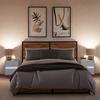 VidaXL Tables de chevet murales avec lumières LED 2 pcs blanc, table de chevet flottante, support de téléphone, meuble de 3307962