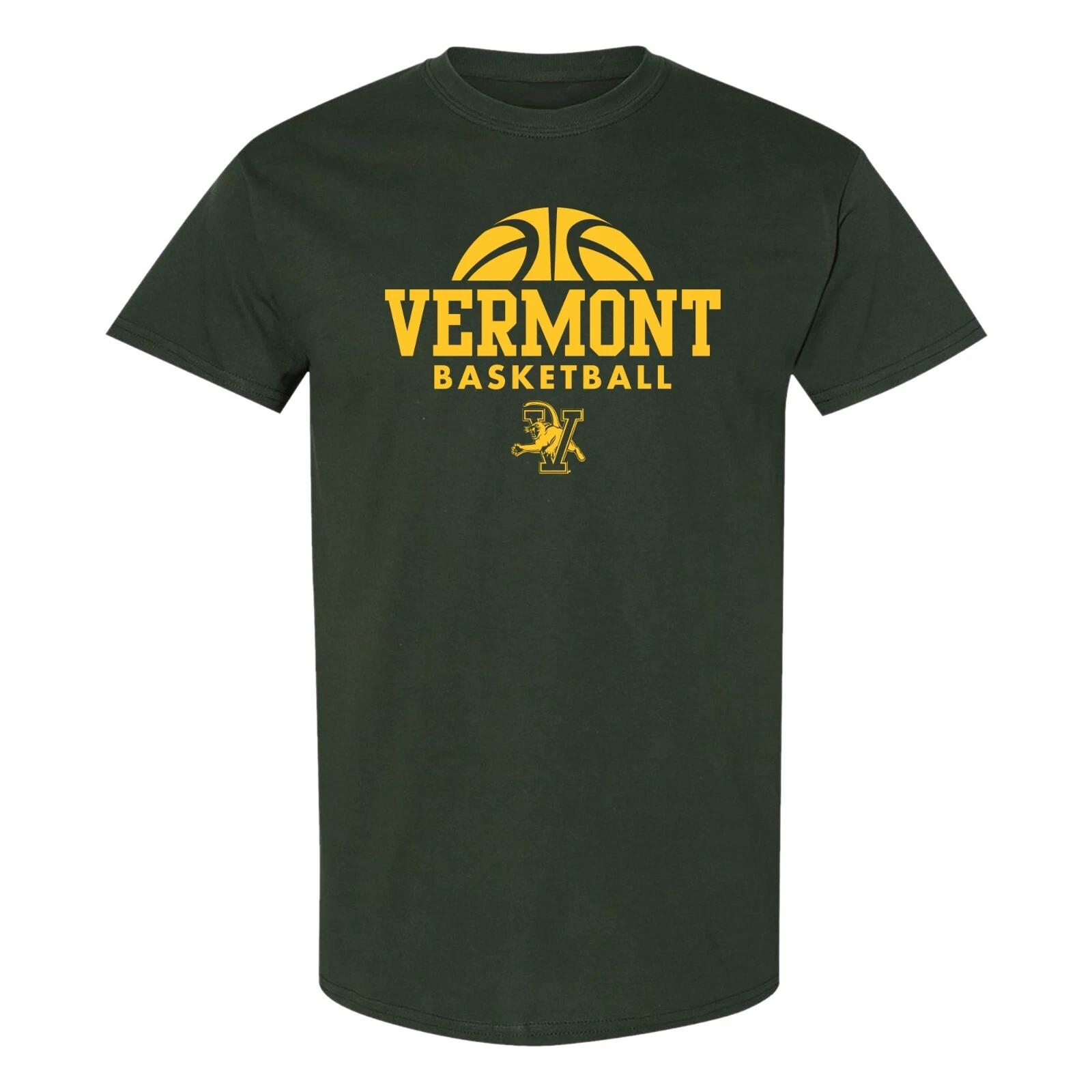 Vermont Basketball Hype T-Shirt - Forest M
