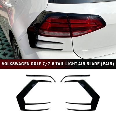 1 Paar Auto Achter Splitter Canard Achterlicht Spoiler Remlicht Sierlijst voor VW Golf 7 7.5 MK7 MK7.5 GTI R GTD R400 2012-2020