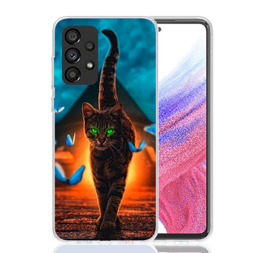 Cool Animal Big Cat Tiger Phone Case For Samsung Galaxy A13 A14 A15 A16 A17 A53 A54 A55 A56 A33 A34 A35 A36 A23 A24 A25 A26 A05S