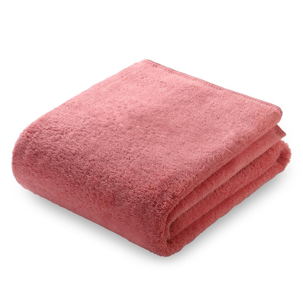 Air Kaoru Bath Towel Daddy Cherry Made In Imabari Quick Asano Twisted Yarn Boy, Pink, Fluffy, Japan, Towel, Absorbent, Drying, 100% Cotton, Approx.