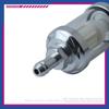 OCESTORE 2pcs Universal 9747 Inline Fuel Filter With Chrome Hose Barb With Clear View Glass 5/16 inch (Silver)