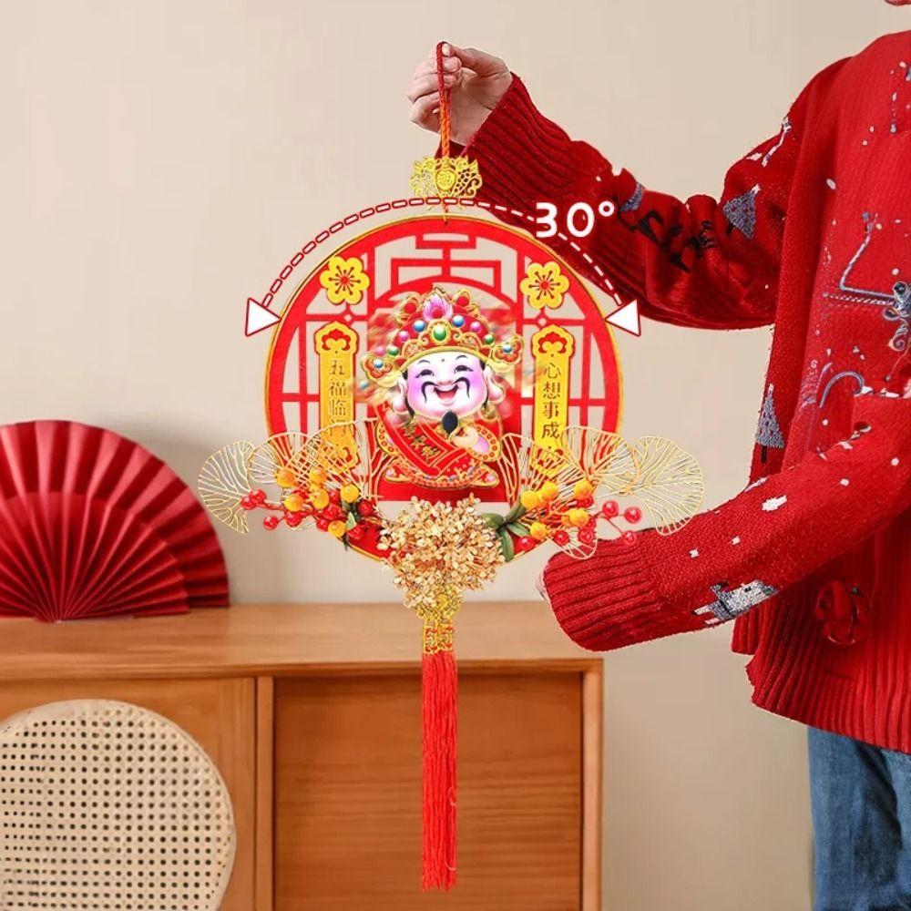 Glücksfrucht China Hängeanhänger Rotes Fruchtfleisch Gott des Reichtums Hängeanhänger Tür