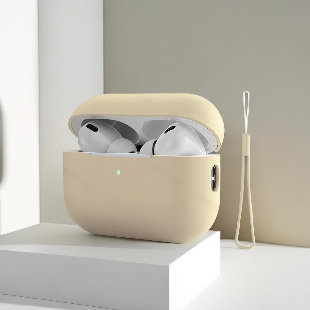 Case For Airpods Pro 2 Silicone Solid Wireless Headphone Cover For Apple Air Pod Pro2 2nd Generation Protective Shell