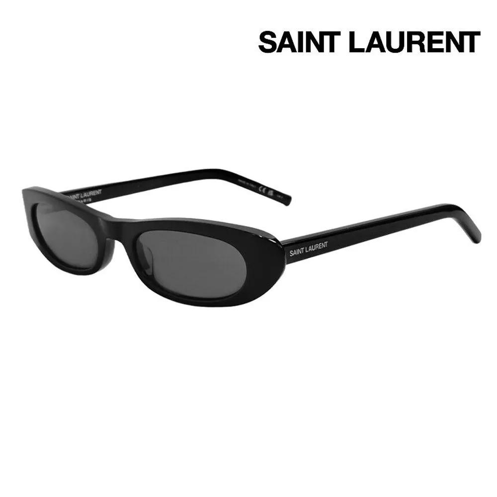 

Yves Saint Laurent Women s Cat-Eye Sunglasses SL557 001 Shade Black