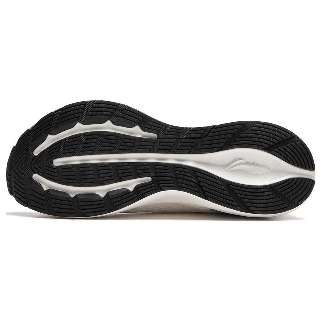 Li Ning Light And Shadow Element Rutschfest Abriebfest Niedrig geschnitten Freizeit Laufschuhe Herren Weiß Blau ARHU027-2