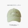 Korean Style Embroidered Letter Baseball Cap for Women with Thick Plush Baseball Cap Warmth and Cold To Show Their Face Adjustable Hat