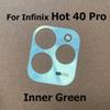 Back Camera Lens For Infinix Hot 40 Pro Rear Glass With Frame Cover Global Repair Parts