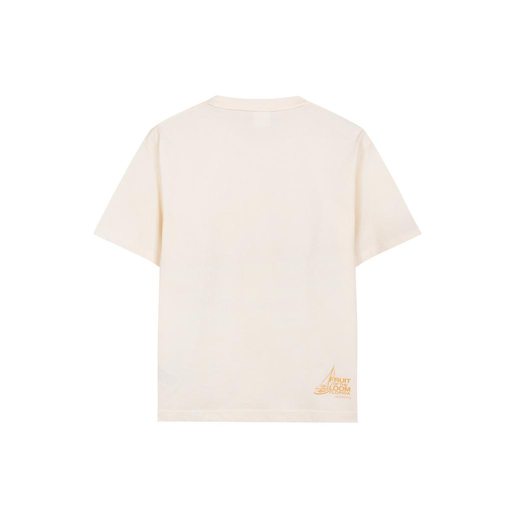 Peulusobeudeolum Florida Summer Short Sleeve T-Shirt (Yellow Light)