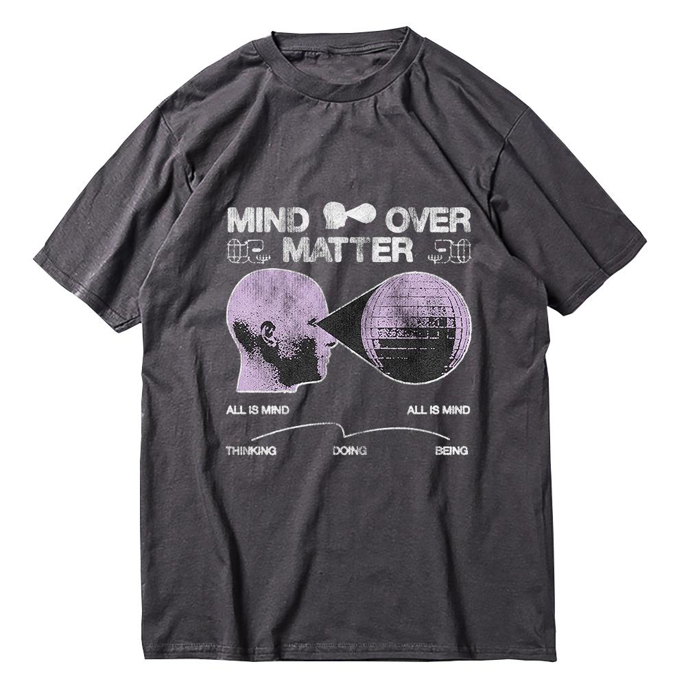 Coolmind ZF007 High Quality Exclusive Graphic 100% Cotton Men T Shirt Big Size Streetwear Loose Men Tshirt O-neck Tee Shirt Tops