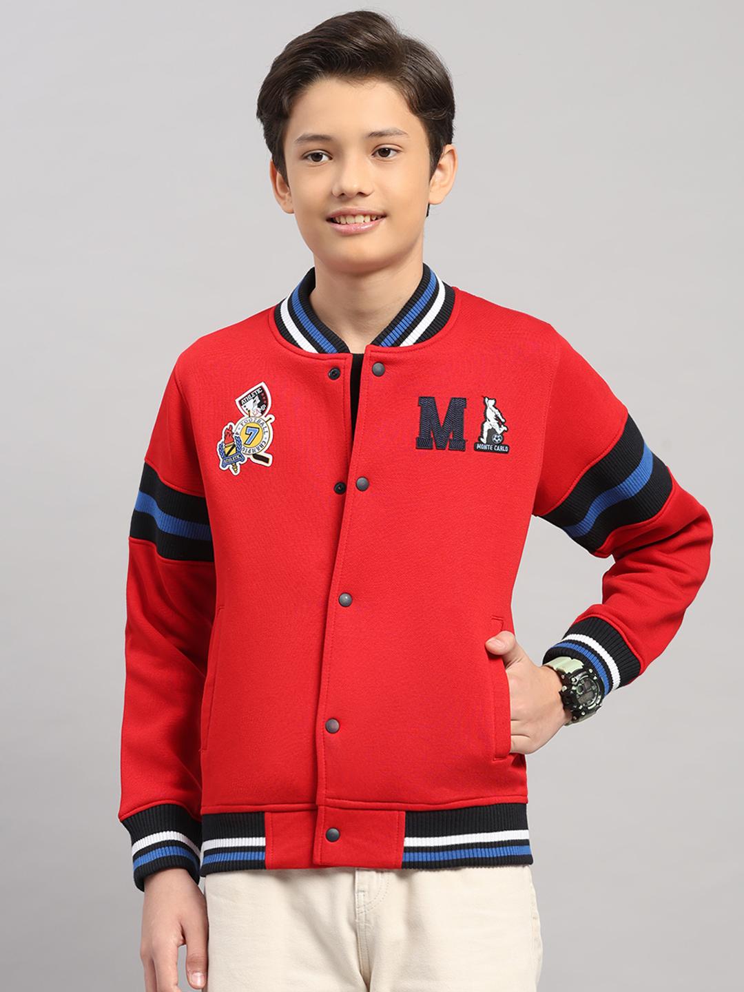 

Monte Carlo Boys Round Neck Full Sleeve Sweatshirt 4-5 Years червоний