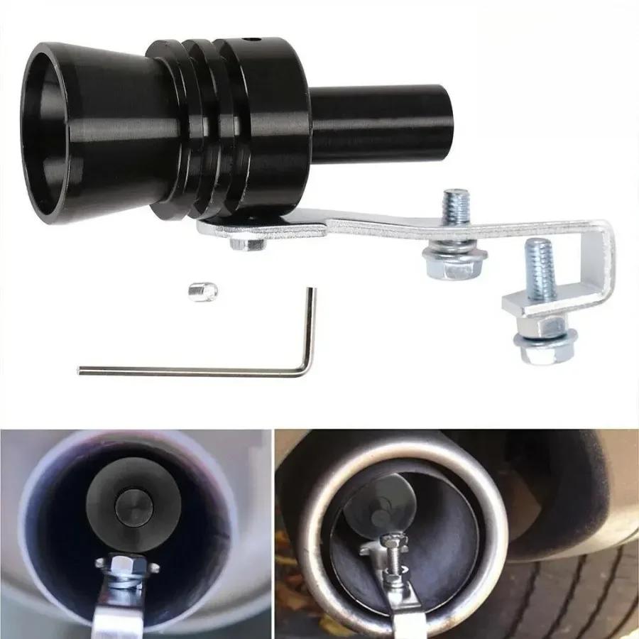 Universal Auto Turbo Exhaust Whistle Simulator | Roar Sound Maker Muffler Pipe | Adjustable Whistle for Exhaust Replacement