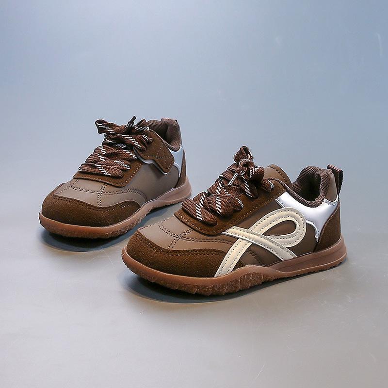 Girls board shoes thin breathable baby princess sneakers 2025 summer new boys silver non-slip German training shoes