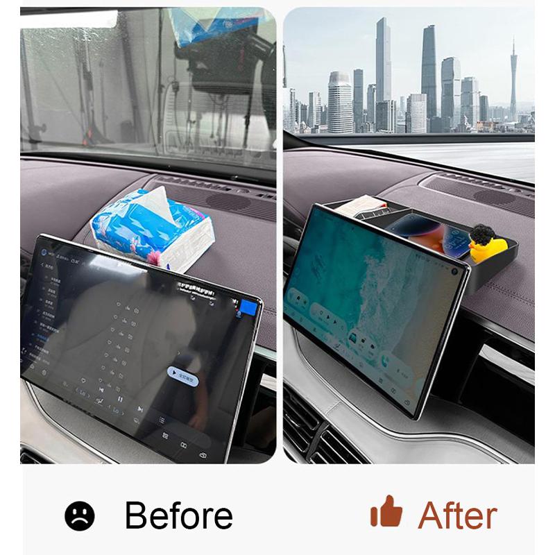 For BYD Sealion 6 Seal U Song Plus DM-i EV 2024 Storage Box Behind Navigation Screen On the Dashboard Interior Modification