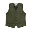 Corduroy Gilet For Men Retro Button Down Waistcoat Smart Casual Cord Vest Lightweight Outerwear