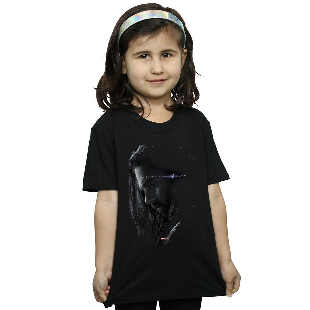 Marvel Mädchen Avengers Endgame Avenge The Fallen Bucky Baumwoll-T-Shirt