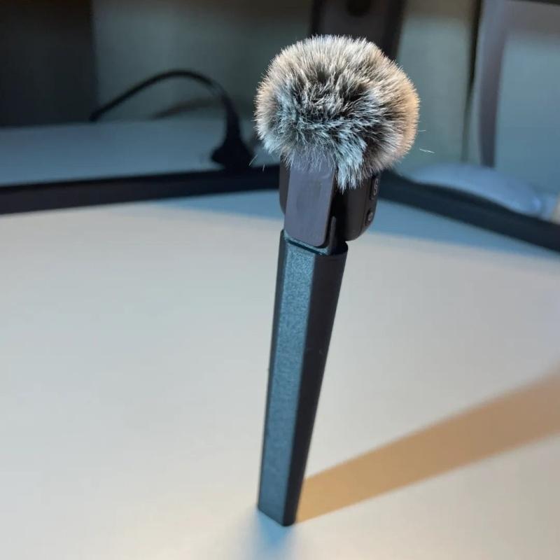 1 pièce de pièces de support de microphone pour DJI Mic Microphone sans fil Mini Support spécial Base Accessoire pour l'enregistrement d'interviews