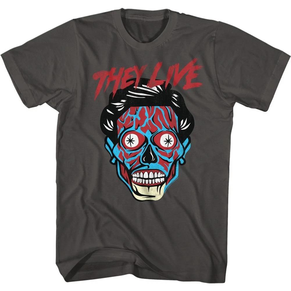 They Live Alien Head Movie Shirt 100