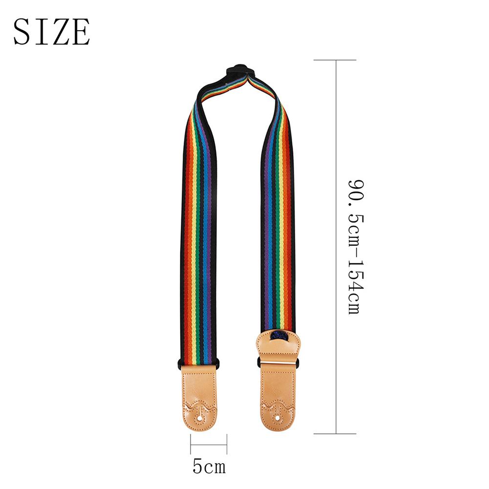 Rainbow Guitar Strap Electric Guitar Strap Acoustic Guitar Strap Acoustic Electric Guitar