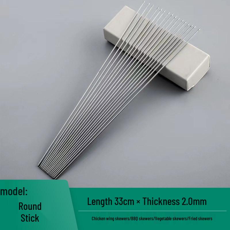 Bamboo Skewers for Grilling Oden and Bobo Chicken with Disposable Handles