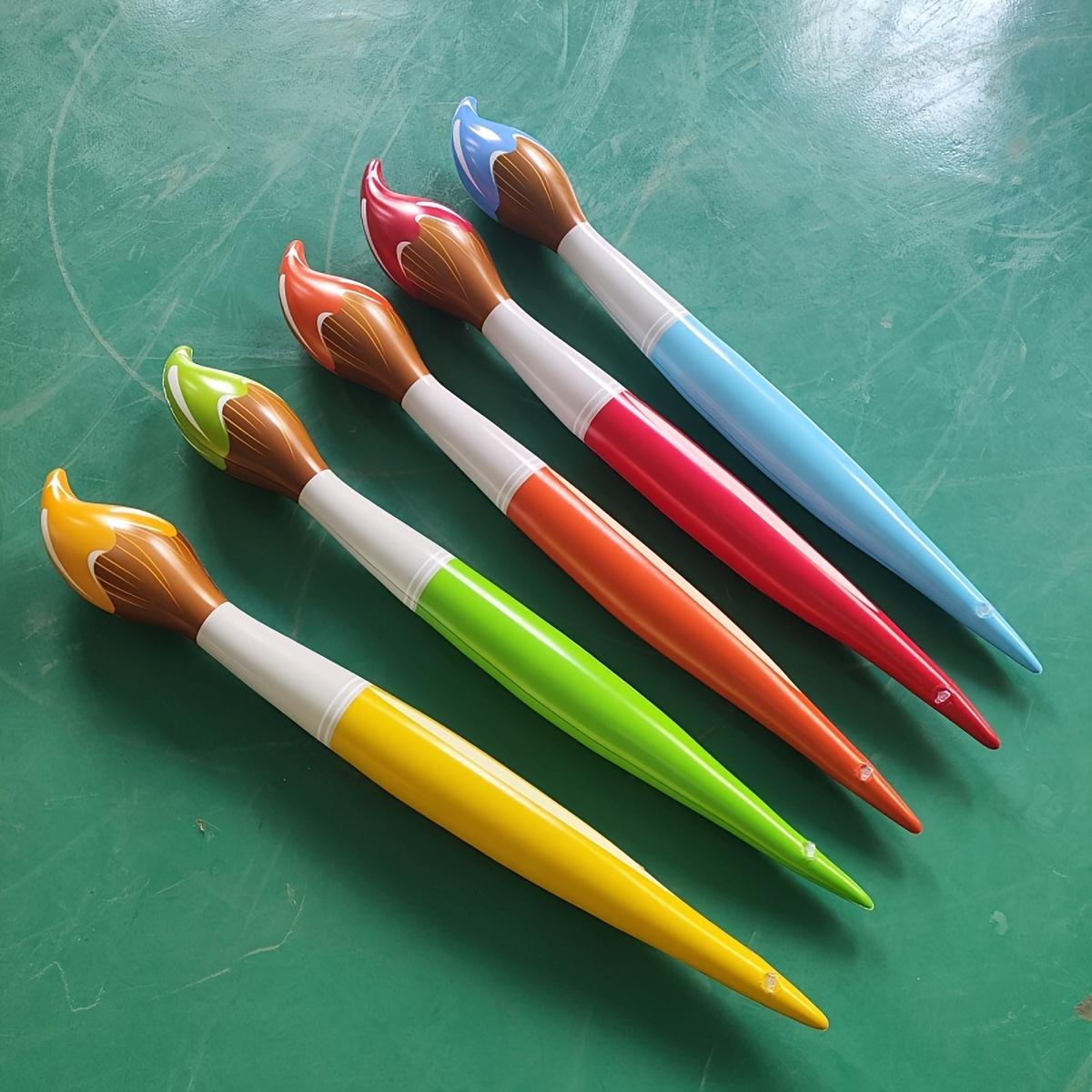 3/6/9pcs Inflatable Paintbrushes, Large Party Decorations, Flashlights and Pencils for Back-to-school Parties Globos 105cm