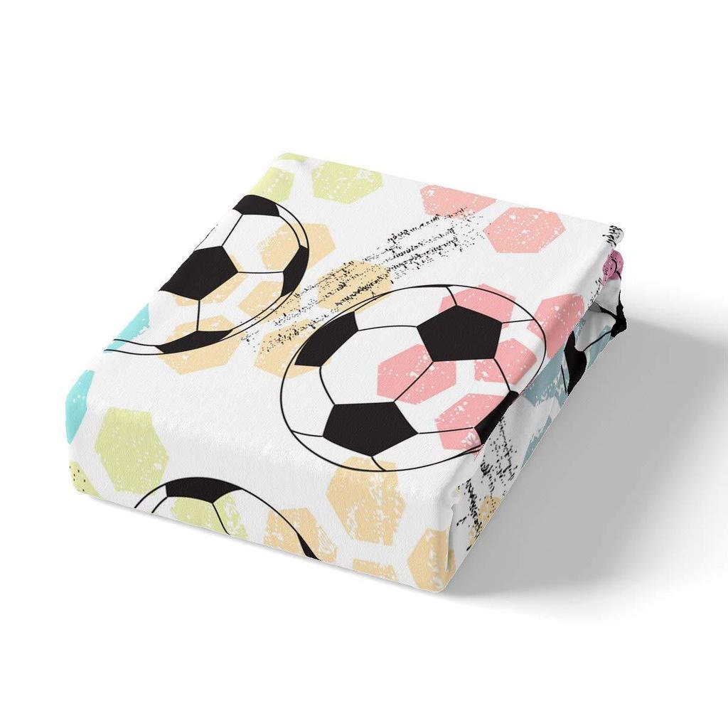 Football Pattern Mattress Three-Piece Digital Printing Mattress Bedding Set Adult Children