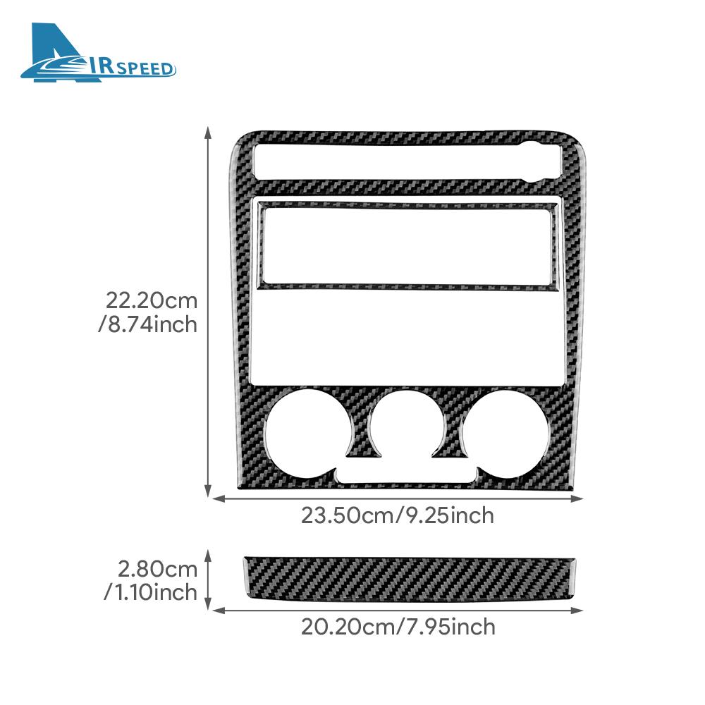 Real Soft Carbon Fiber Sticker For Seat Ibiza 6l 2003 2004 2005 2006 2007 2008 LHD RHD Car Central Control AC Panel Accessories