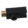 Square Wall Supply Elbow Solid Brass Flange Shower Hose Connector Shower Bracket  Fashion