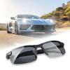 2PCS Night Vision Glasses Men Anti-Glare Driving Goggle Half Frame Polarized Sunglasses for Driver UV400 Day and Night Glasses