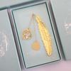 DIY Motivational Feather Bookmark - Engraved Brass Gift for Graduates and Exam Success