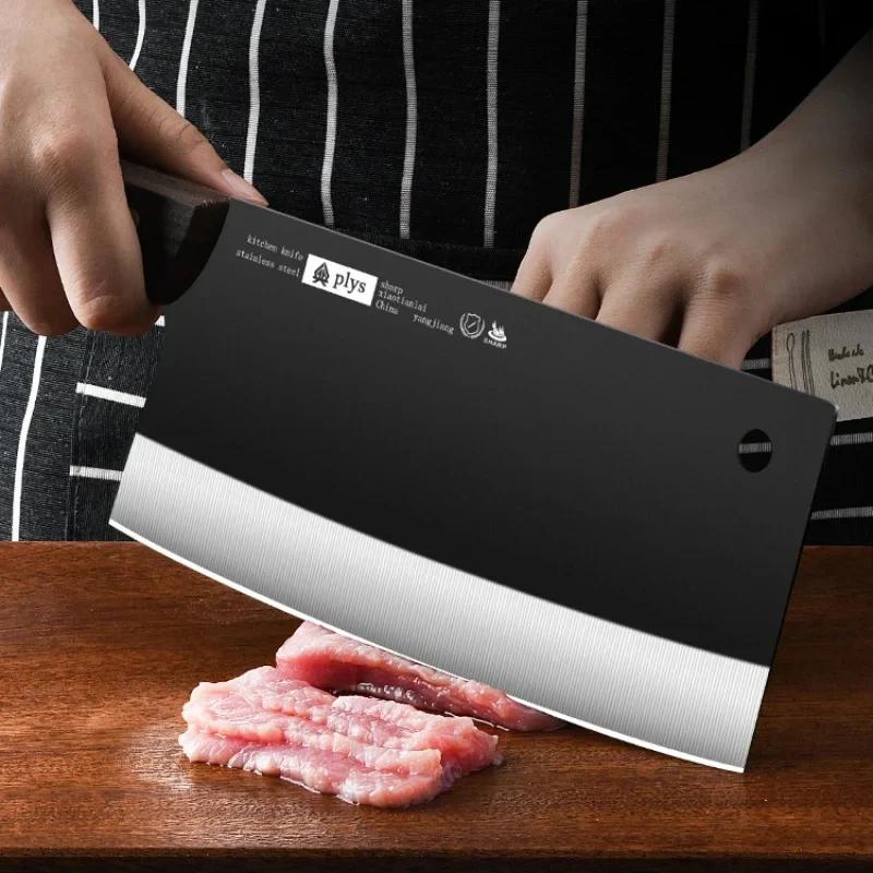 Stainless steel kitchen knife household knife set Kitchen meat slicer chopping knife Chopping knife Chopping knife set knife