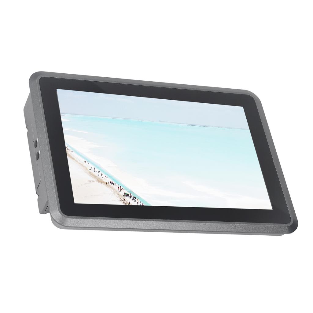 Rugged Touchscreen Tablet 10.1in Display Capacitive Screen Wide Voltage Embedded Industrial PC 100‑240V US Plug