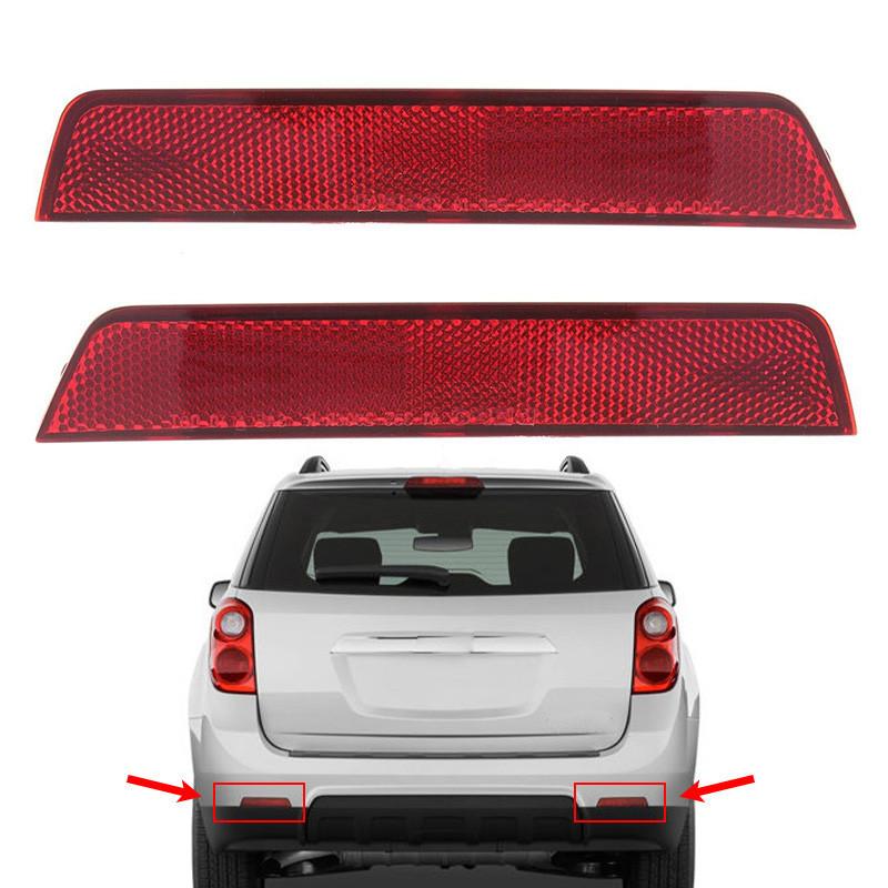 

Красный пластиковый отражатель заднего бампера автомобиля 25803057, подходит для Chevrolet Equinox 2010-2017 GM1185110 1pc Left