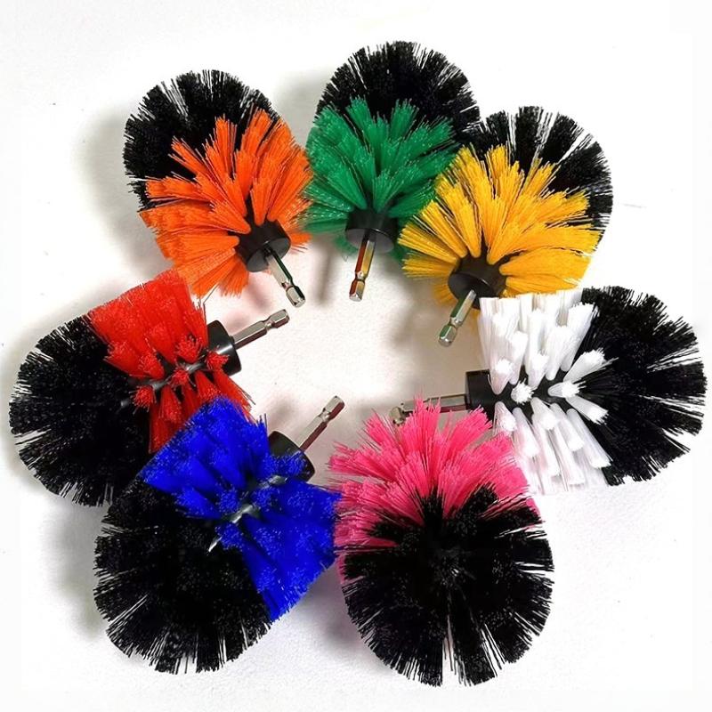 3/4Pcs Power Scrubber Brush With Drill Scrub Brush For Cleaning Showers Tubs Bathroom Tile Grout Carpet Drill Brush Attachment