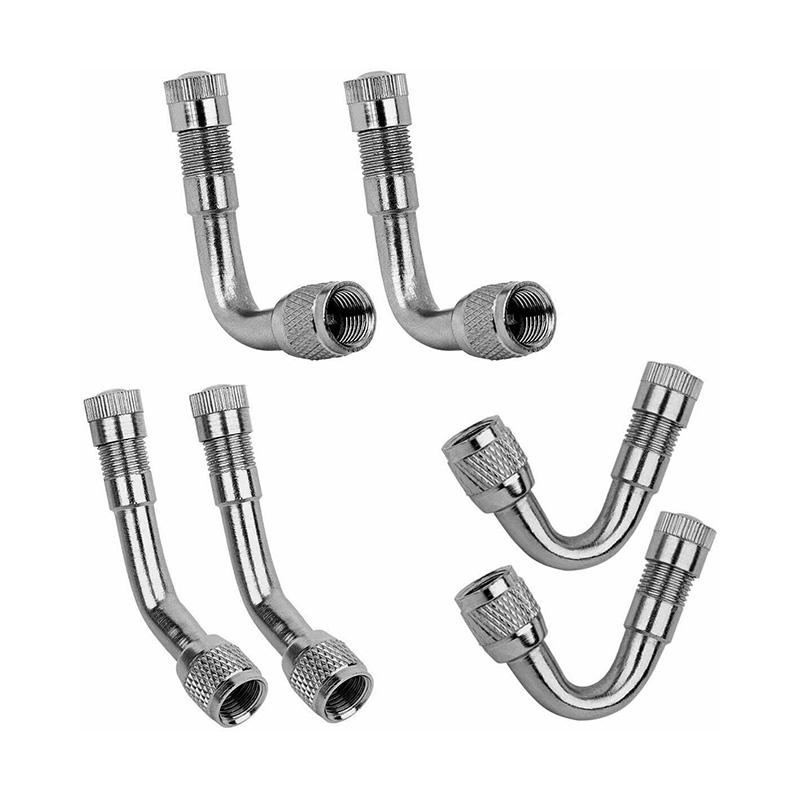 Universelle Reifenventilschaftverlängerung 45 90 135 Grad Radreifen für Auto