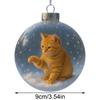 Christmas Ball Creative cat Hummingbird Pendant Plastic Transparent Atmosphere Decoration Christmas Tree Hanging ornaments