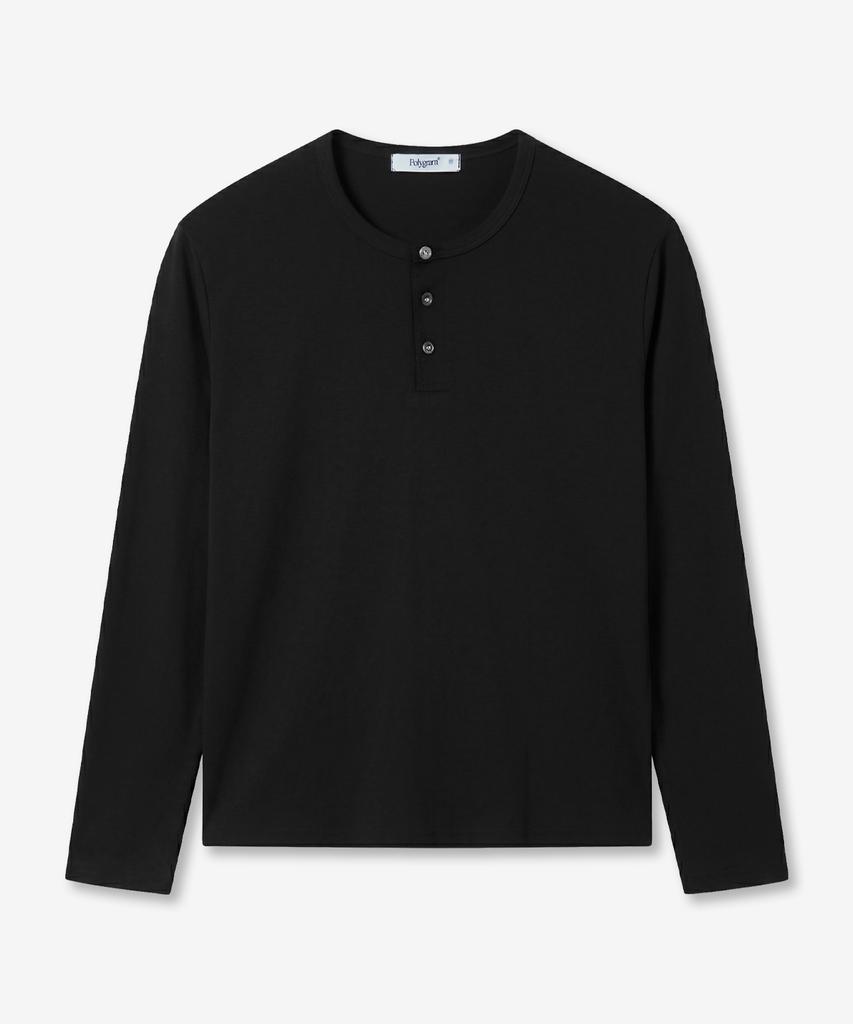 POLYGRAM Coolite U Henley Neck Long Sleeve T-Shirt - 4 Colors