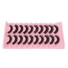 10 Pairs False Eyelashes Set DD Curl Wispy Fluffy Reusable 3D Multi Layer Fake Eye Lashes for Makeup Cosplay