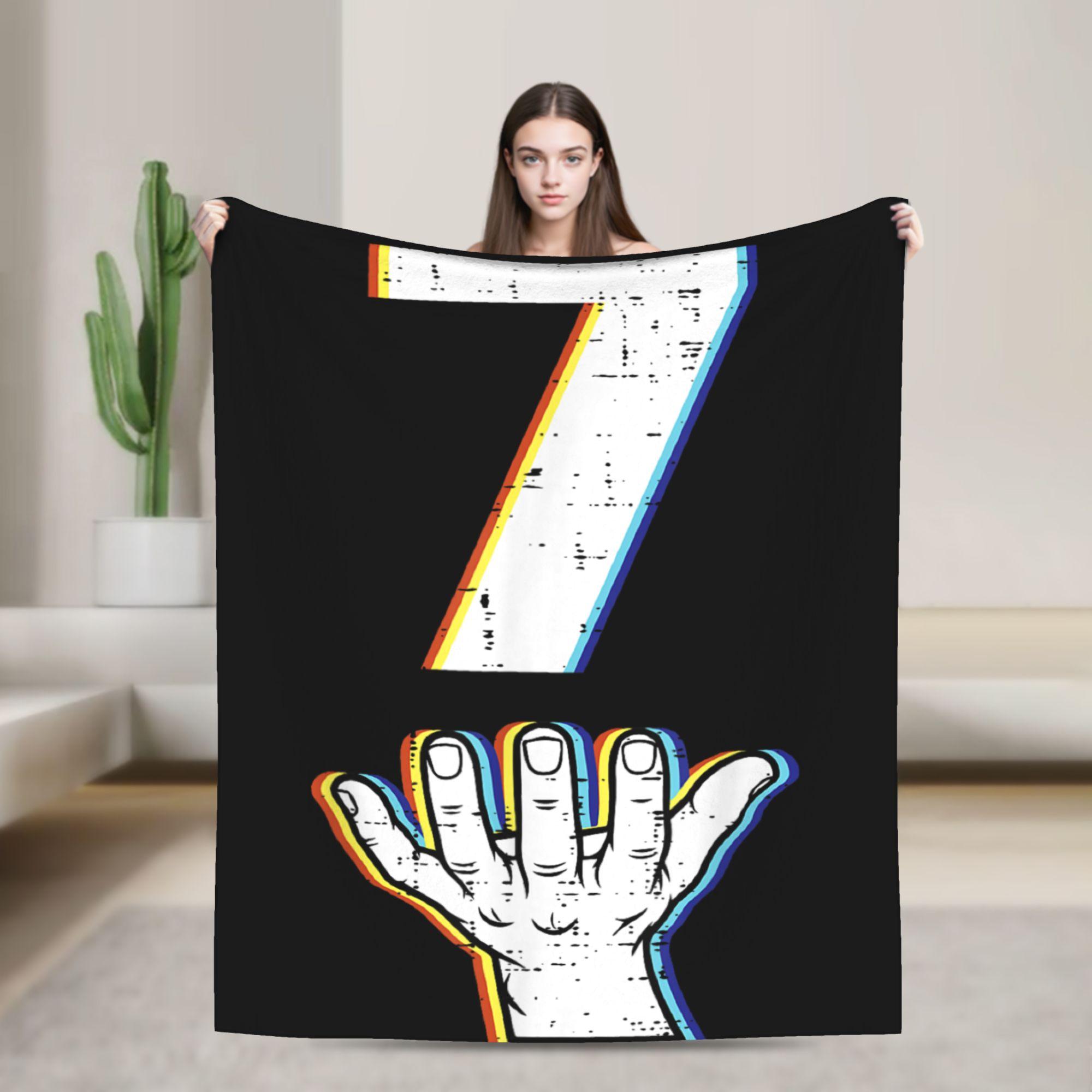67 Meme Halloween Haunted Spooky Blanket Quality Warm Soft Throw Blanket Winter Camping Outdoor Comfortable Bedspread 30x40in