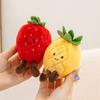 Portachiavi Peluche Varie Frutta Bambole Frutta Carine Mirtillo Pitaya Anguria Mangostano Kawaii Decorazione Borsa Regalo Per Ragazza