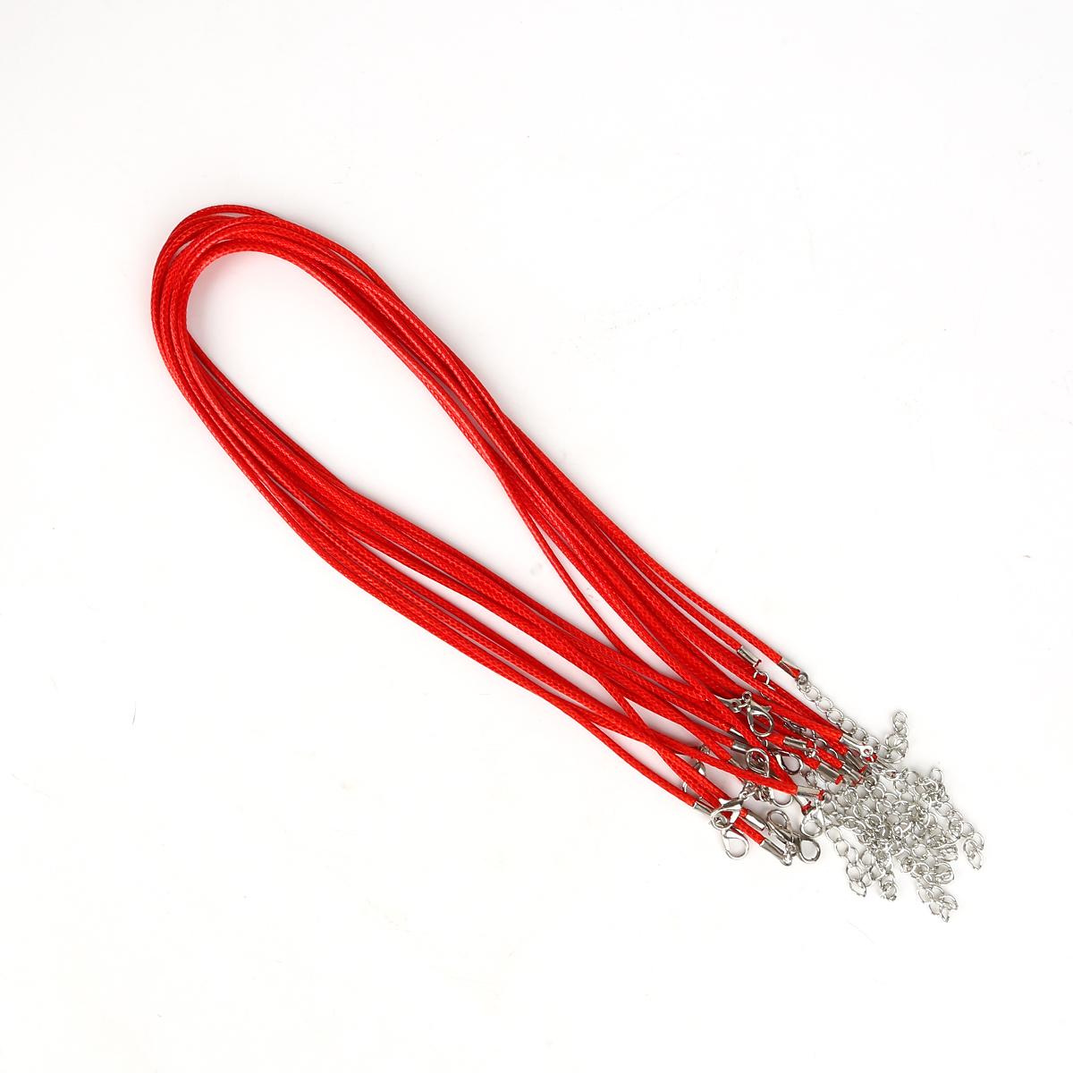 

Кожаный шнур из искусственной кожи, веревка-омар для ожерелья и подвески «сделай сам», подвески ручной работы, фурнитура 2mm x 45cm 5pcs красный