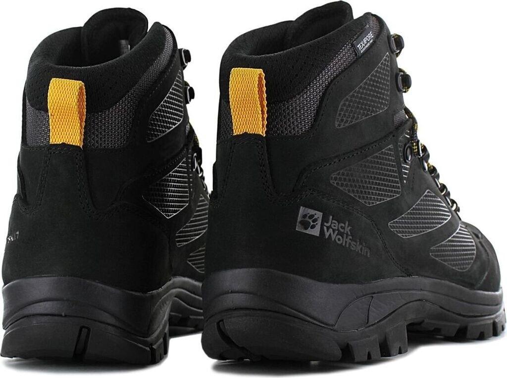 Обувь для треккинга Jack Wolfskin Rebellion Texapore Mid M phantom/burly yellow xt
