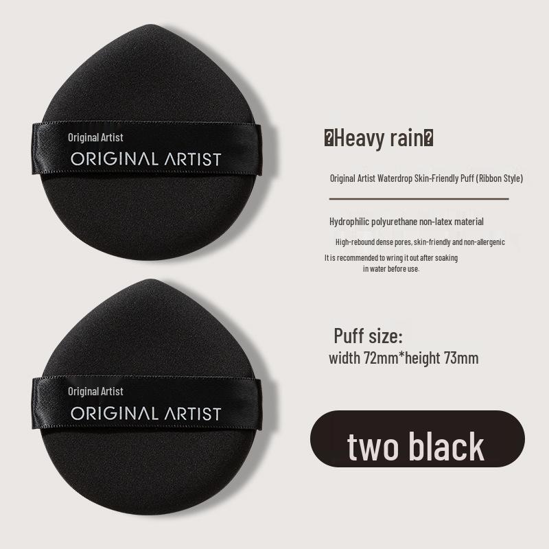 Original Artist Dual-Use Powder Puff - Expands When Wet for Even Concealer Application