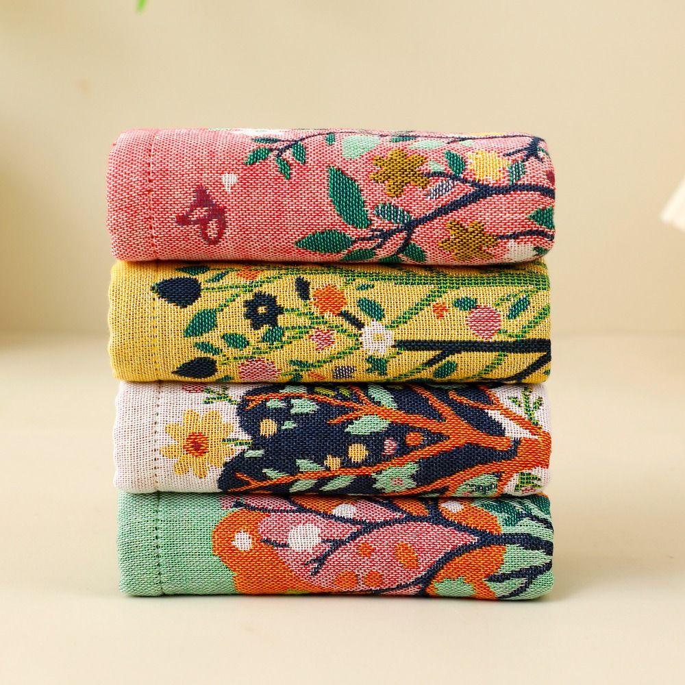 34x40cm Large Hand Towel Quick Dry Decorative Kitchen Towel 4 Layer Cotton Gauze Pure Cotton Dish Cloth Home Restaurant