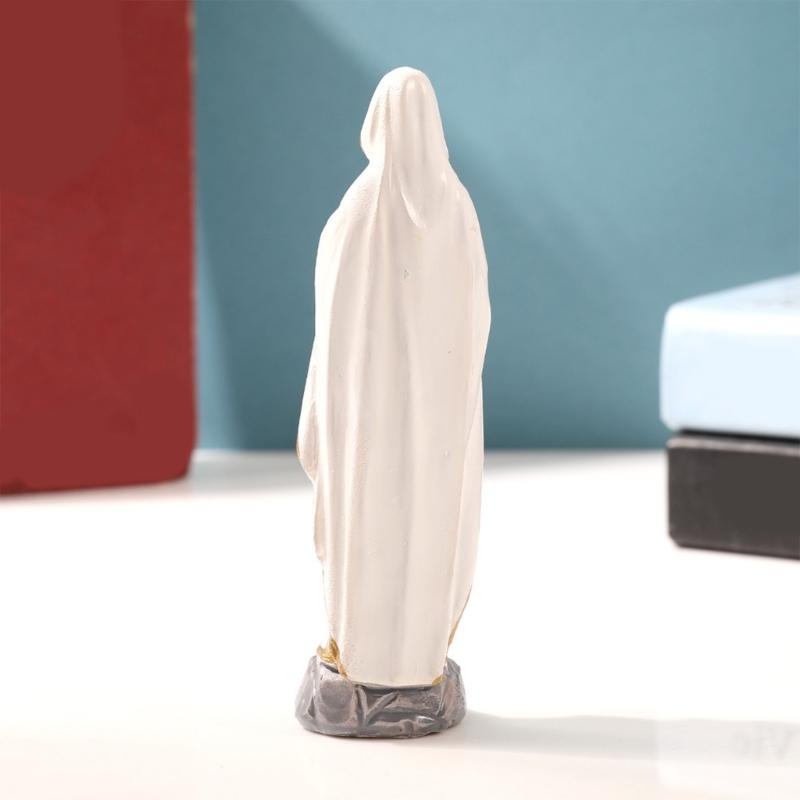 Jesuses Christs Handcrafted Sculpture 13.5cm Tall Holiday Tabletop Decoration