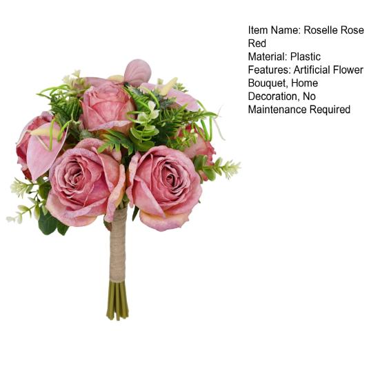 Yousheng Artificial Rose Bouquet Simulated Fabric Not Wither Blooms All Year No Watering Needed Simulation Flower for Home Table